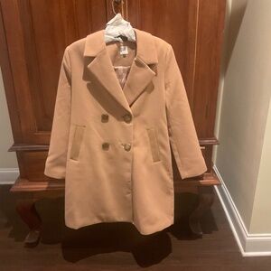 Cabi Women’s Heritage Double Breasted Camel Trench Coat Size L